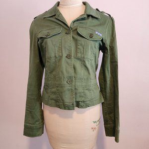 Abercrombie & Fitch women's military jacket, size large